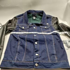 COOGI Australia Womens Denim Jacket Applique Eagle Blue Jean Size 18